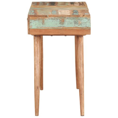 Coiffeuse Avec Miroir Table De Maquillage 112 X 45 X 76 Cm Bois Massif De Récupération