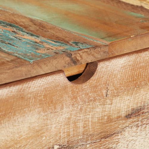 Coiffeuse Avec Miroir Table De Maquillage 112 X 45 X 76 Cm Bois Massif De Récupération