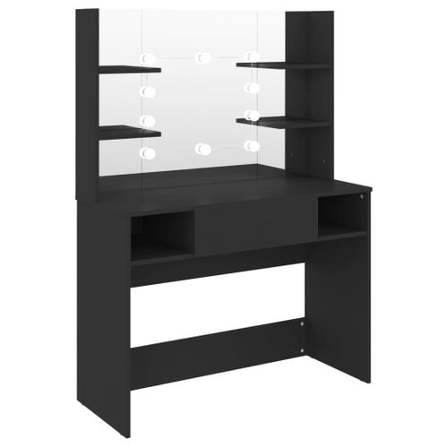 Coiffeuse Table De Maquillage Design Meuble Mobilier De Chambre Avec Éclairage LED 10