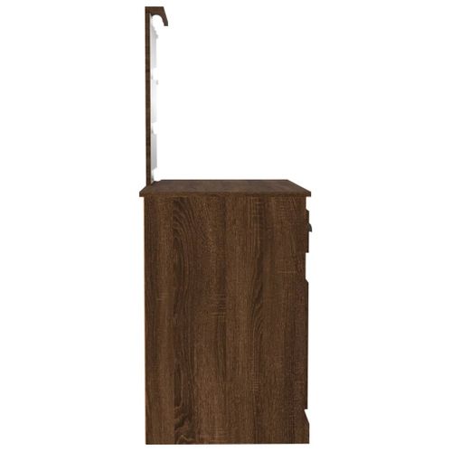 Coiffeuse Table De Maquillage Design Meuble Mobilier De Chambre Avec LED 90 X 50 X 132,5