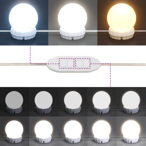 Coiffeuse Table De Maquillage Design Meuble Mobilier De Chambre Avec LED