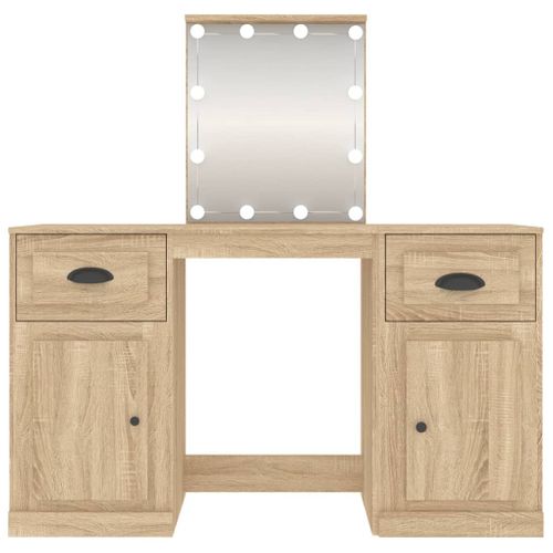Coiffeuse Table De Maquillage Design Meuble Mobilier De Chambre Avec LED