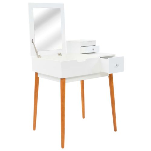 Coiffeuse Table De Maquillage Design Meuble Mobilier De Chambre Avec Miroir