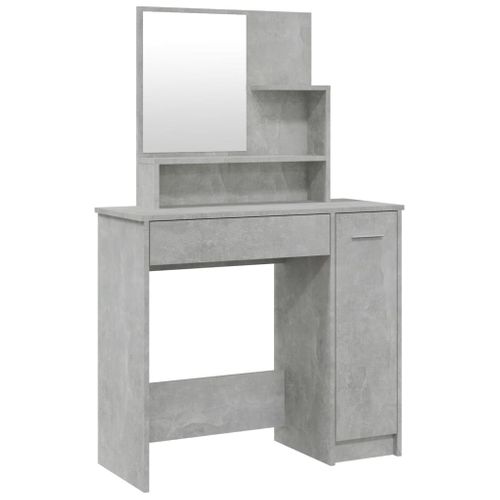 Coiffeuse Table De Maquillage Design Meuble Mobilier De Chambre Avec Miroir 86,5 X 35