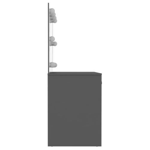 Coiffeuse Table De Maquillage Design Meuble Mobilier De Chambre Avec Éclairage LED 11