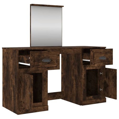 Coiffeuse Table De Maquillage Design Meuble Mobilier De Chambre Avec Miroir 130 X 50