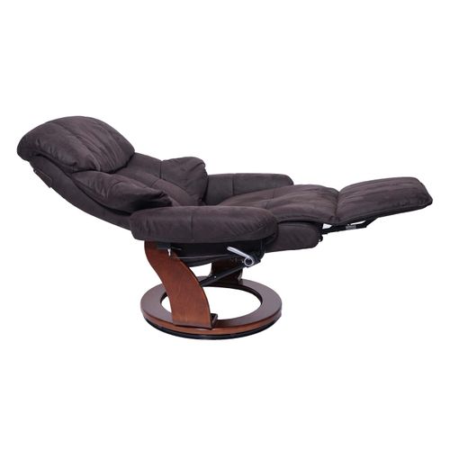 Fauteuil De Relaxation Avec Repose-pieds Réglable Pivotant En Tissu/textile Capacité De Charge 150