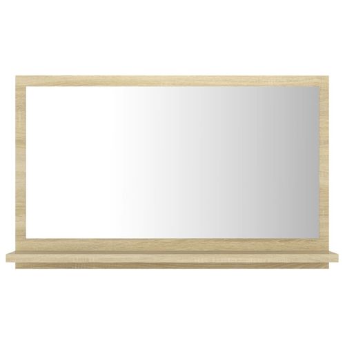 Miroir De Salle De Bain 60x10,5x37 Cm Aggloméré Beige