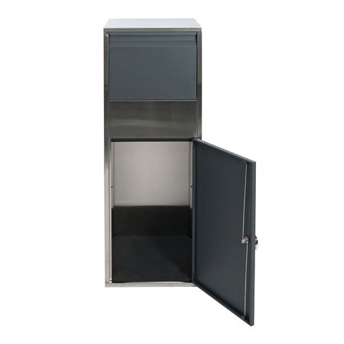 Boîte à Colis Paquet Boîte Aux Lettres En Acier Inoxydable Anthracite 04_0001378