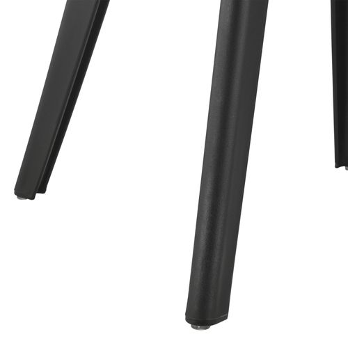 Lot De 2 Chaises De Cuisine Salle à Manger 83 Cm Gris Et Noir 03_0003630