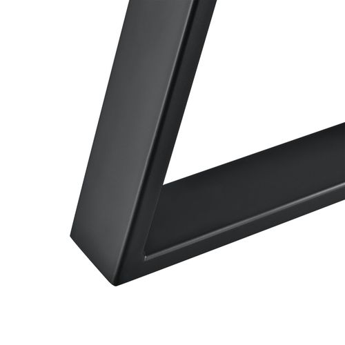 Set De 2 Pieds De Table Métal 40 Cm Noir 03_0003650