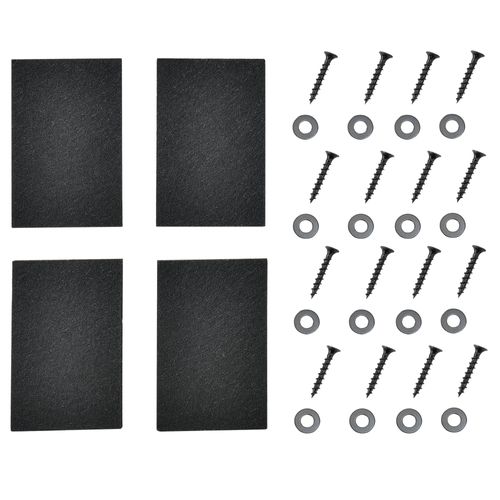 Set De 2 Pieds De Table De Meuble Rectangulaire Métal 64 Cm Gris Acier 03_0003672