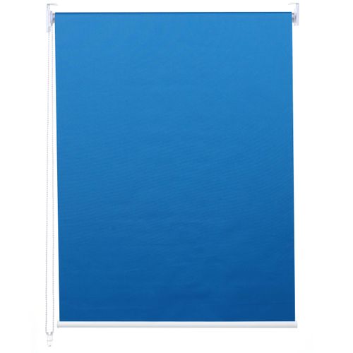 Store Enrouleur De Fenêtre Occultant Protection Solaire Store à Tirage Latéral 70x230cm Opaque Bleu
