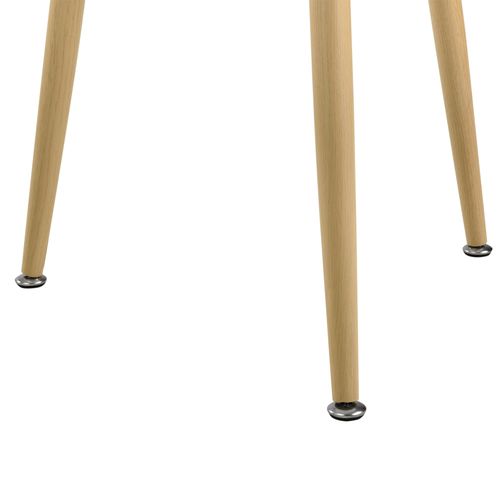 Table De Salle à Manger Ronde Mdf 80 X 75 Cm Blanc 03_0004106