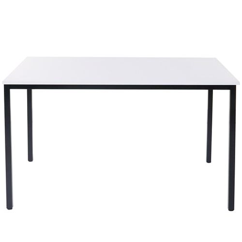 Bureau Table De Conférence 120x80cm Mdf Blanc 04_0001393