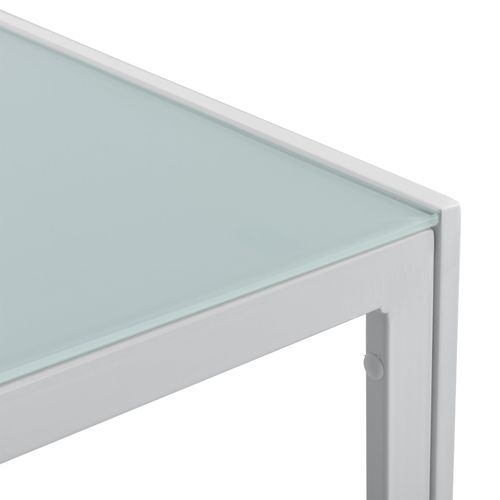 Table Basse Extérieure En Verre 100 Cm Blanc 03_0004135