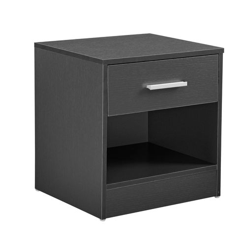 Table De Chevet Table De Nuit Commode Meuble De Rangement Tiroir 38 Cm Gris 03_000419