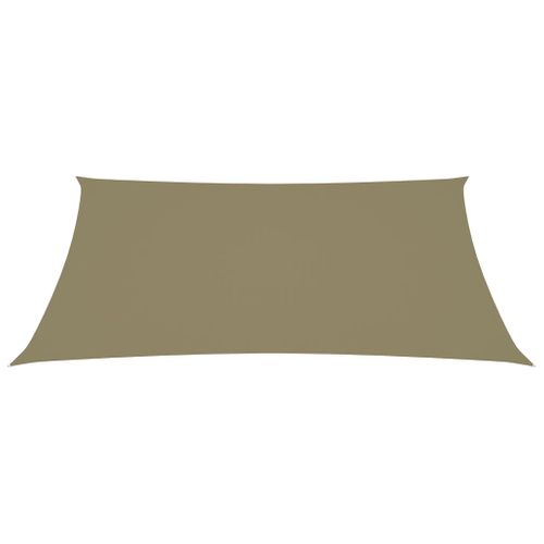 Voile Toile D'ombrage Parasol Tissu Oxford Rectangulaire 2,5 X 4 M Beige 02_0009564