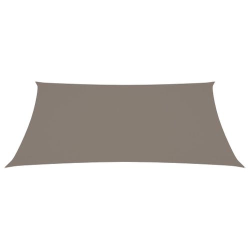 Voile Toile D'ombrage Parasol Tissu Oxford Rectangulaire 2,5 X 4,5 M Taupe 02_0009579