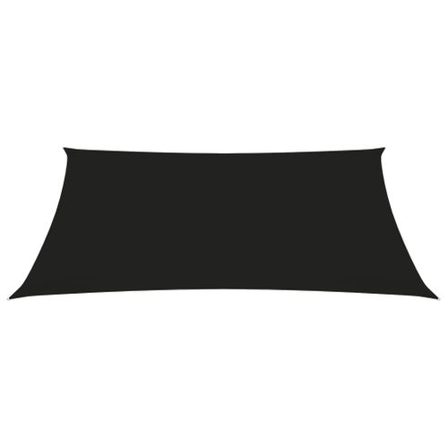 Voile Toile D'ombrage Parasol Tissu Oxford Rectangulaire 2 X 3 M Noir 02_0009598