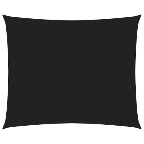 Voile Toile D'ombrage Parasol Tissu Oxford Rectangulaire 2 X 3 M Noir 02_0009598