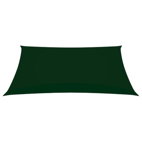 Voile Toile D'ombrage Parasol Tissu Oxford Rectangulaire 2 X 4 M Vert Foncé 02_000961