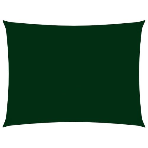 Voile Toile D'ombrage Parasol Tissu Oxford Rectangulaire 2 X 4 M Vert Foncé 02_000961