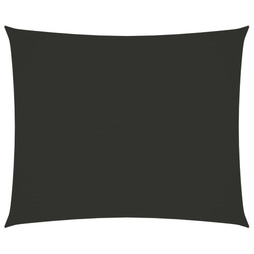 Voile Toile D'ombrage Parasol Tissu Oxford Rectangulaire 3 X 4 M Anthracite 02_000966