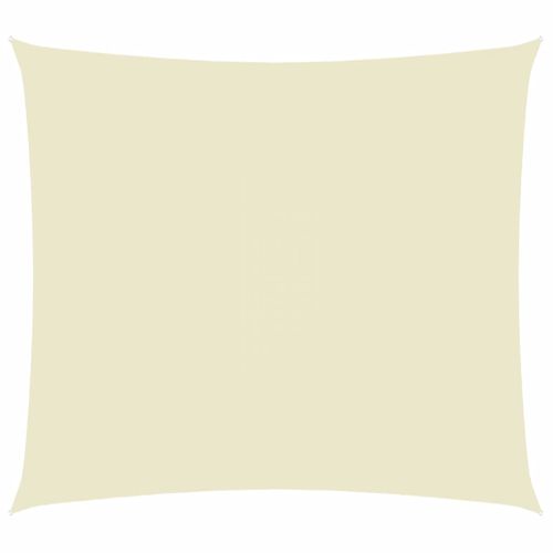 Voile Toile D'ombrage Parasol Parasol Tissu Oxford Rectangulaire 3 X 4 M Crème 02_000