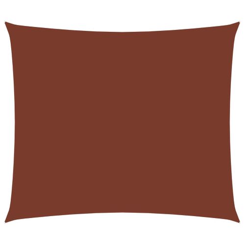 Voile Toile D'ombrage Parasol Tissu Oxford Rectangulaire 3 X 4,5 M Terre Cuite 02_000