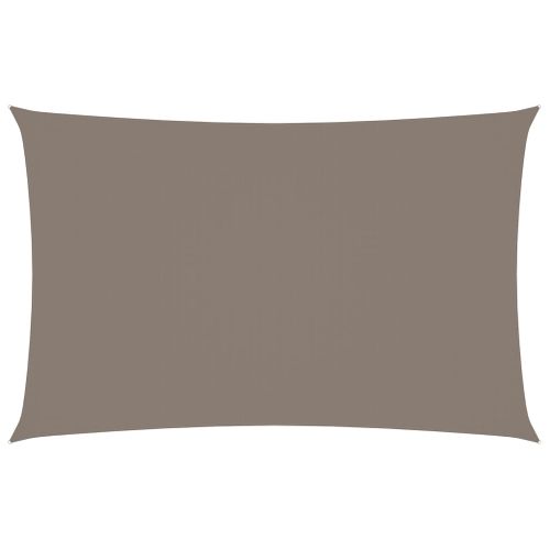 Voile Toile D'ombrage Parasol Tissu Oxford Rectangulaire 3 X 6 M Taupe 02_0009690
