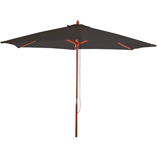 Parasol De Jardin D. 3m Polyester/bois Anthracite 04_0003813