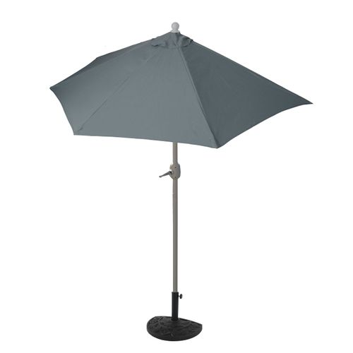 Demi Parasol Semi-circulaire Balcon Terrasse Uv 50+ Polyester/aluminium 3kg Avec Une Portée De 270