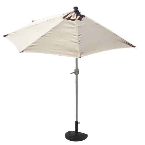 Demi Parasol Semi-circulaire Balcon Terrasse Uv 50+ Polyester/aluminium 3kg Avec Une Portée De 300