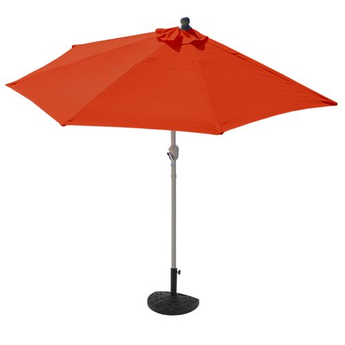 Demi Parasol Semi-circulaire Balcon Terrasse Uv 50+ Polyester/aluminium 3kg Avec Une Portée De 300