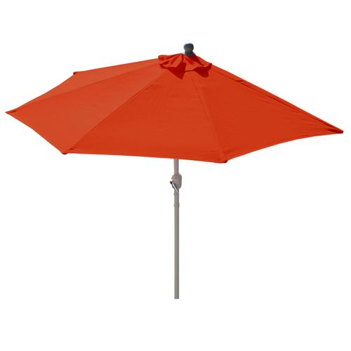 Demi Parasol Semi-circulaire Balcon Terrasse Uv 50+ Polyester/aluminium 3kg Avec Une Portée De 300