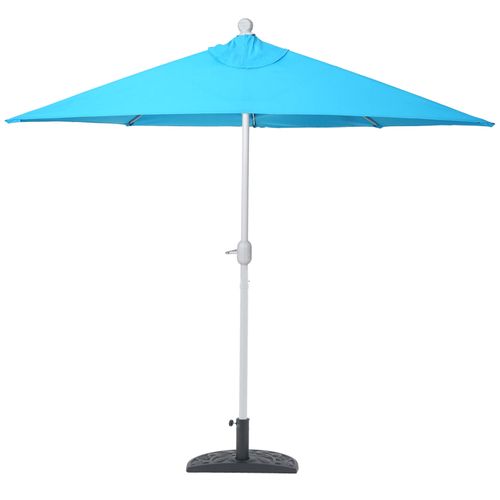 Demi Parasol Semi-circulaire Balcon Terrasse Uv 50+ Polyester/aluminium 3kg Avec Une Portée De 300