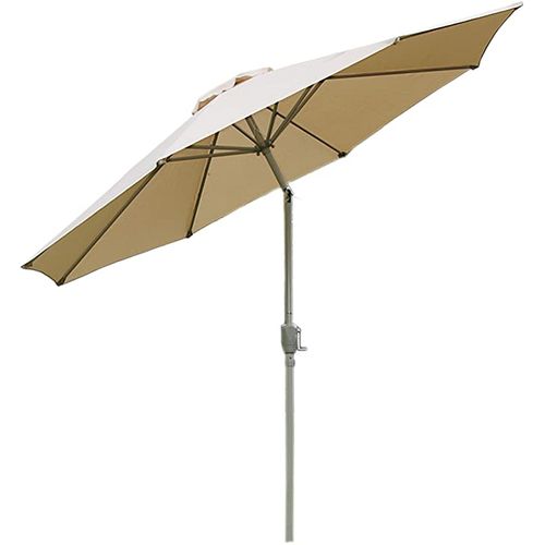Parasol De Jardin D. 2,7m Inclinable Polyester/aluminium 5kg Crème 04_0003876