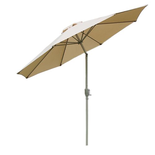 Parasol De Jardin D. 3m Inclinable Polyester/aluminium 5kg Crème 04_0003883