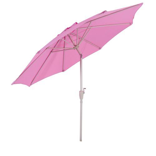 Parasol De Jardin D. 3m Inclinable Polyester/aluminium 5kg Lilas 04_0003887