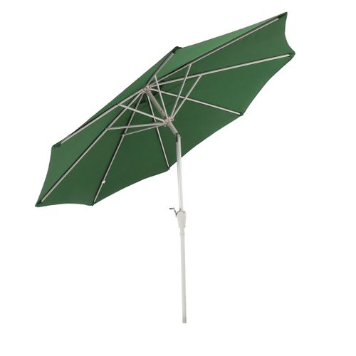 Parasol De Jardin D. 3m Inclinable Polyester/aluminium 5kg Vert 04_0003882
