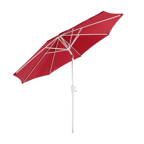 Parasol De Jardin D. 3m Inclinable Polyester/aluminium 5kg Rouge 04_0003888