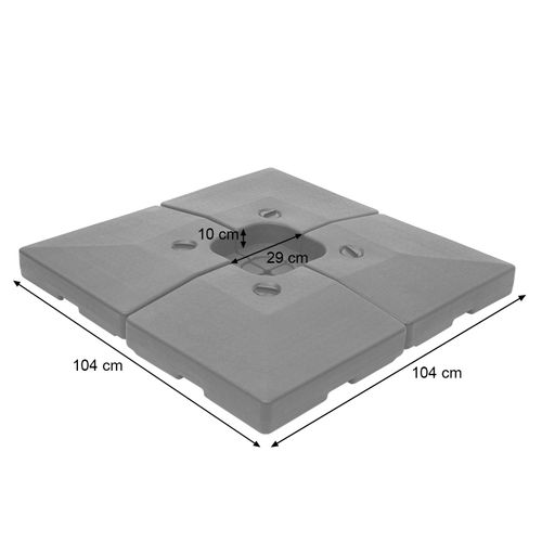 Pied De Parasol Support Remplissable 124kg 4 Modules 04_0003904