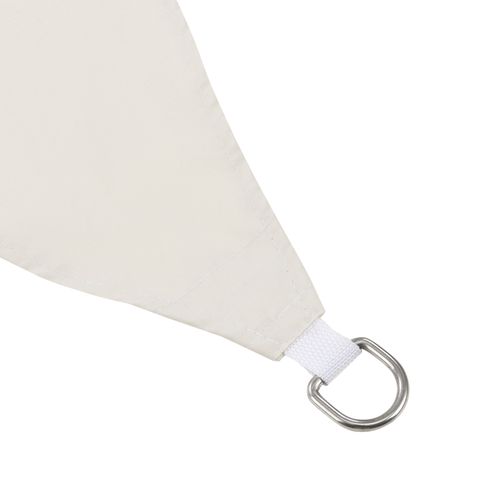 Voile Toile D'ombrage De Protection Polyester Polyuréthane Carré 2x2 M Beige 03_00045