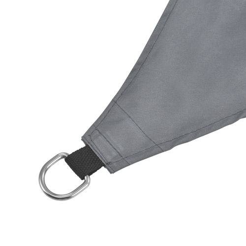 Voile Toile D'ombrage De Protection Polyester Polyuréthane Carré 2x2 M Gris Foncé 03_