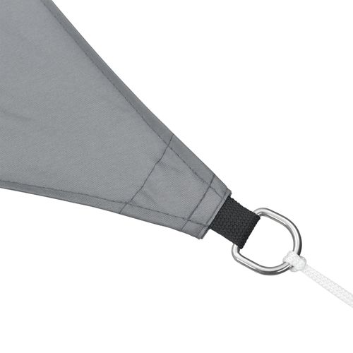 Voile Toile D'ombrage De Protection Polyester Polyuréthane Carré 2x2 M Gris Foncé 03_