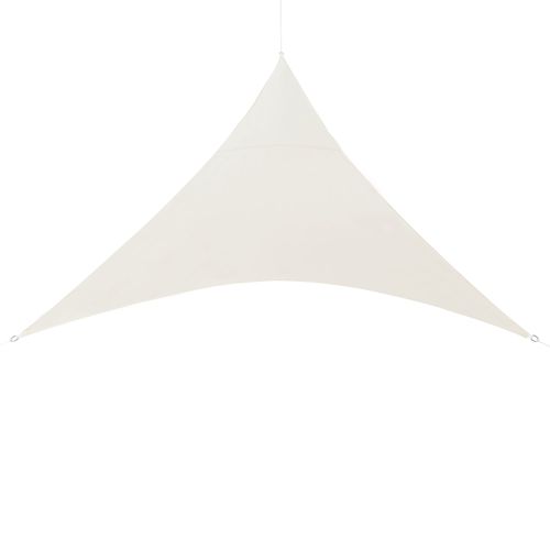 Voile D'ombrage Toile Solaire Polyester Polyuréthane Triangulaire 400 X 400 X 400 Cm