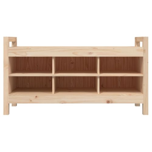 Banc Banquette D'entrée 110 X 40 X 60 Cm Bois De Pin Massif 02_0011028