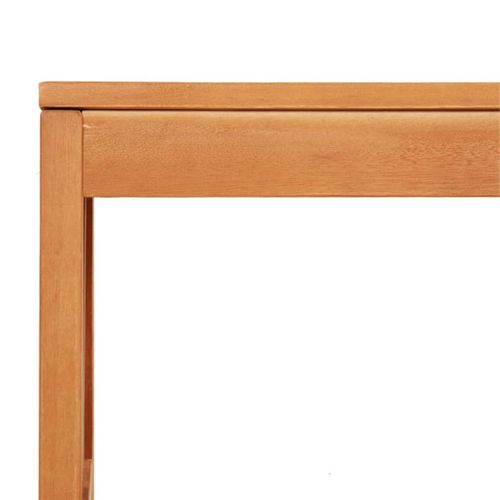 Banc De Jardin Meuble De Patio D'extérieur Terrasse 80 Cm Bois Massif D'eucalyptus 02