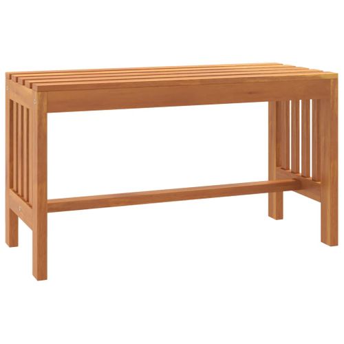 Banc De Jardin Meuble De Patio D'extérieur Terrasse 80 Cm Bois Massif D'eucalyptus 02